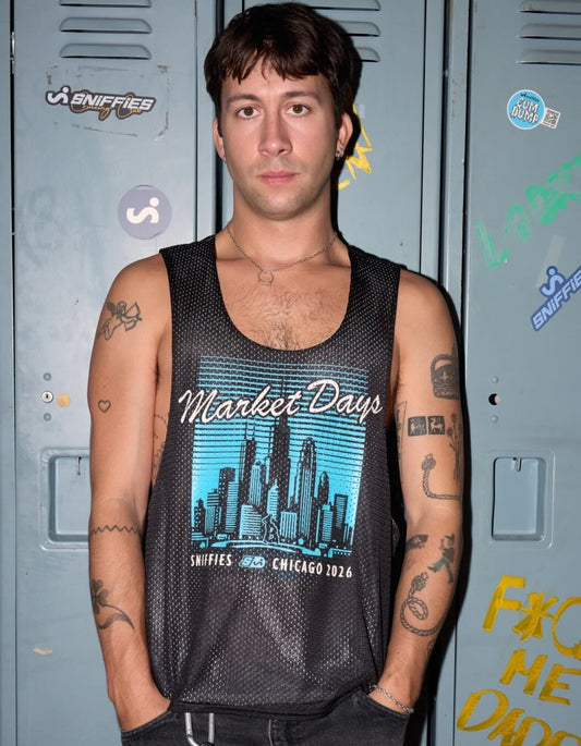 Market Days Reversible Pinnie - Black/White
