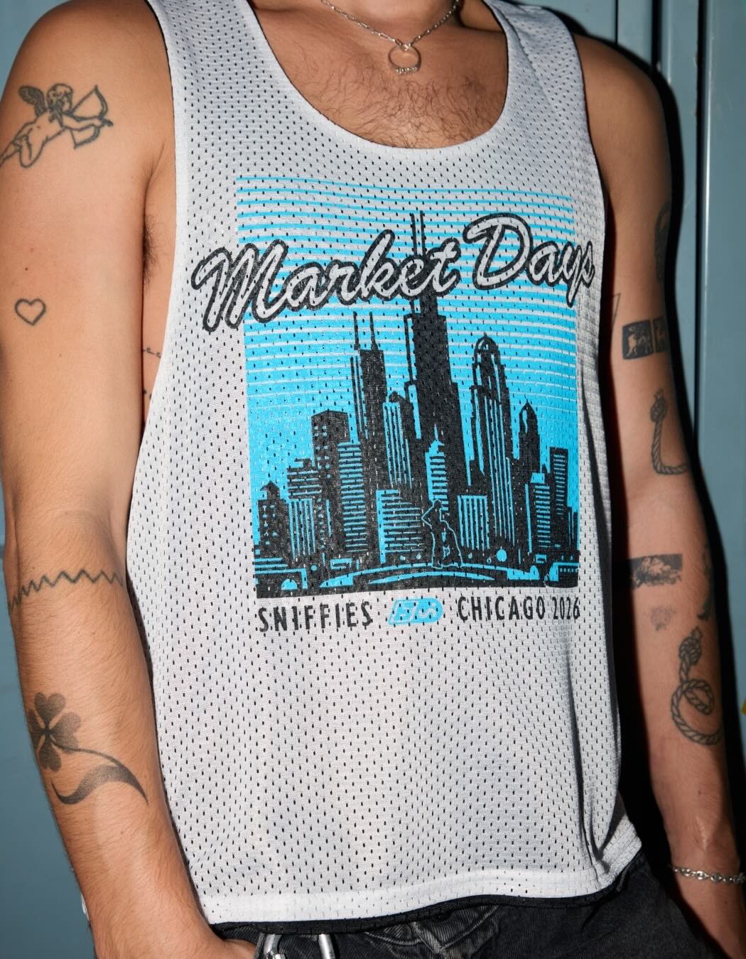 Market Days Reversible Pinnie - Black/White