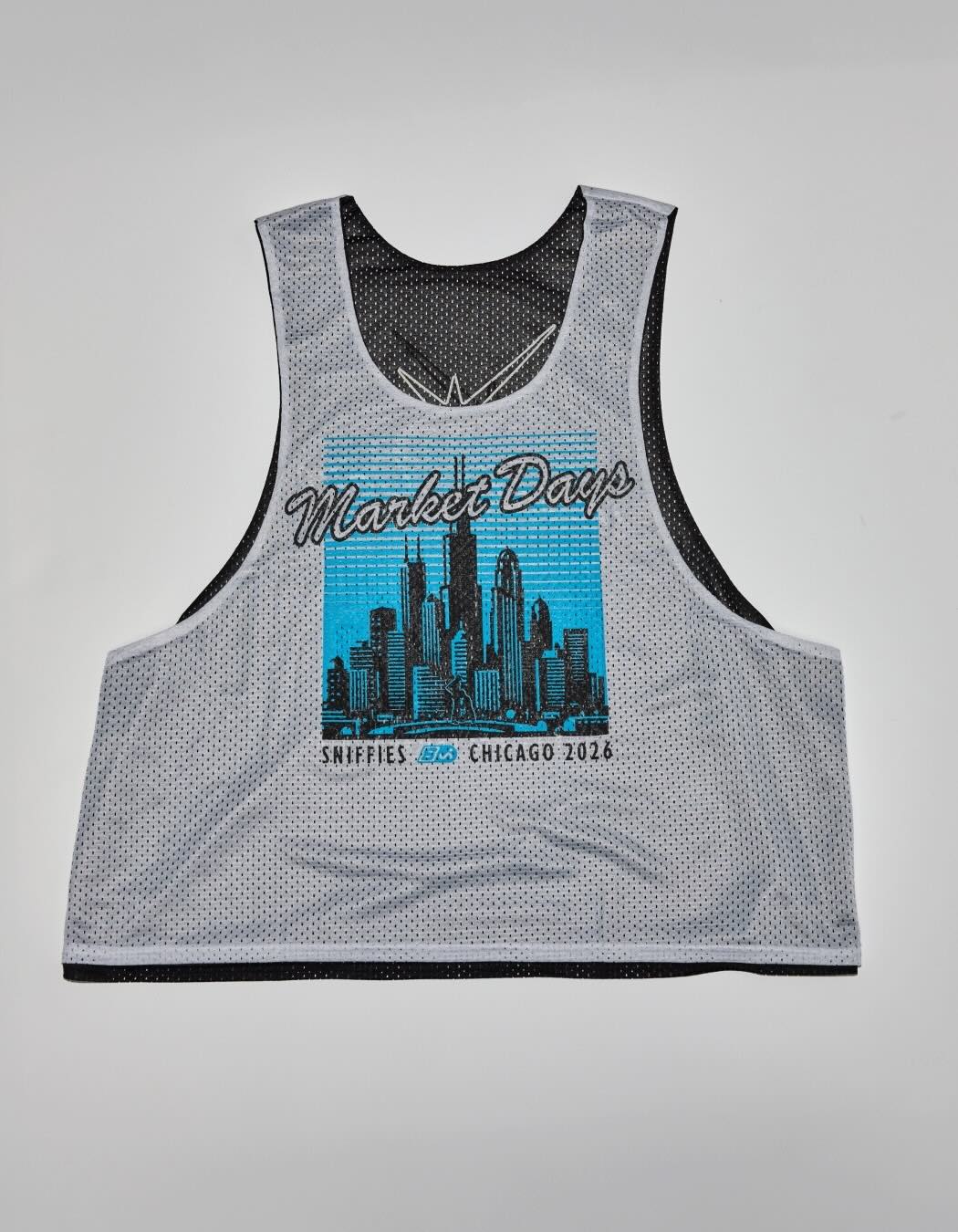 Market Days Reversible Pinnie - Black/White