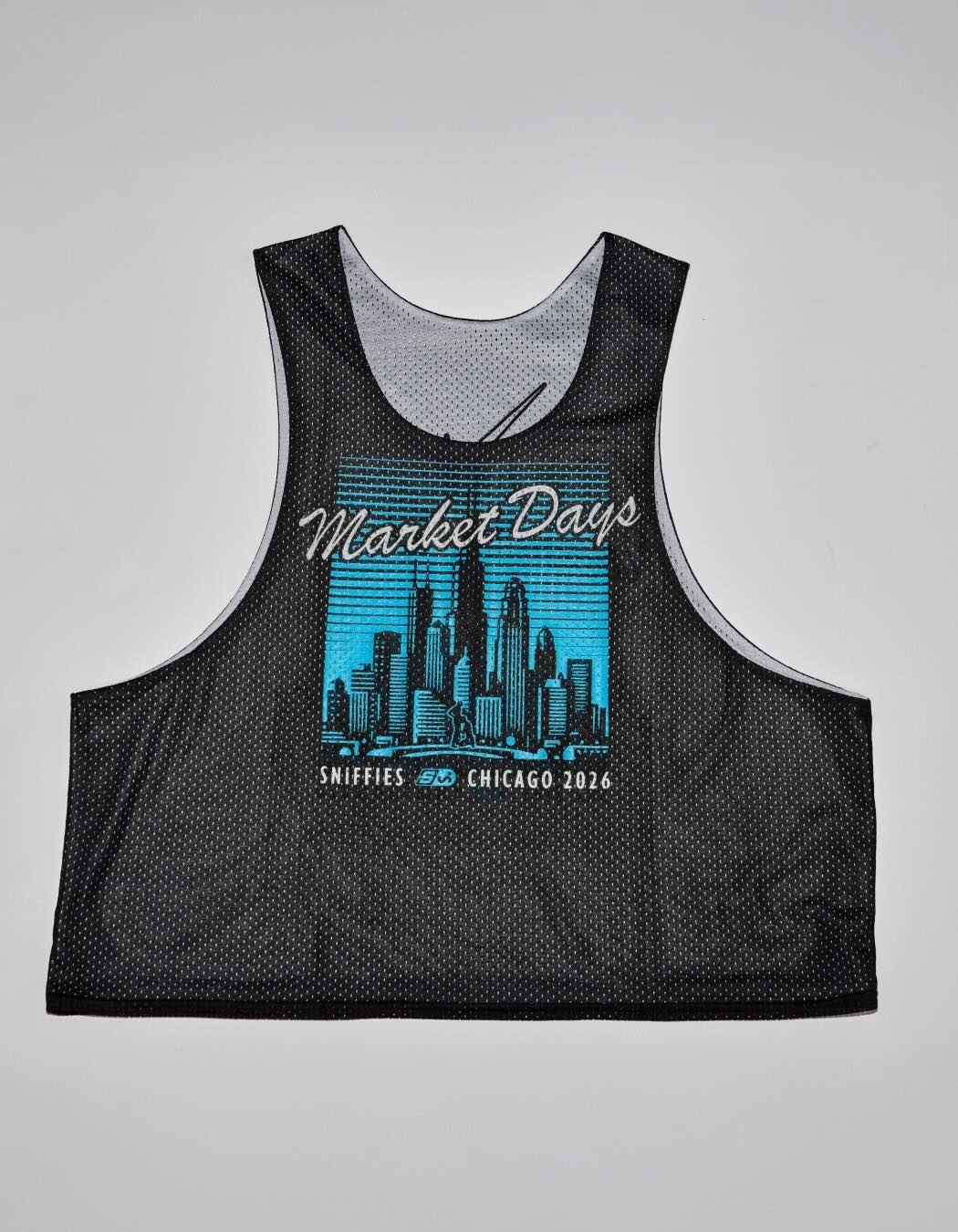 Market Days Reversible Pinnie - Black/White