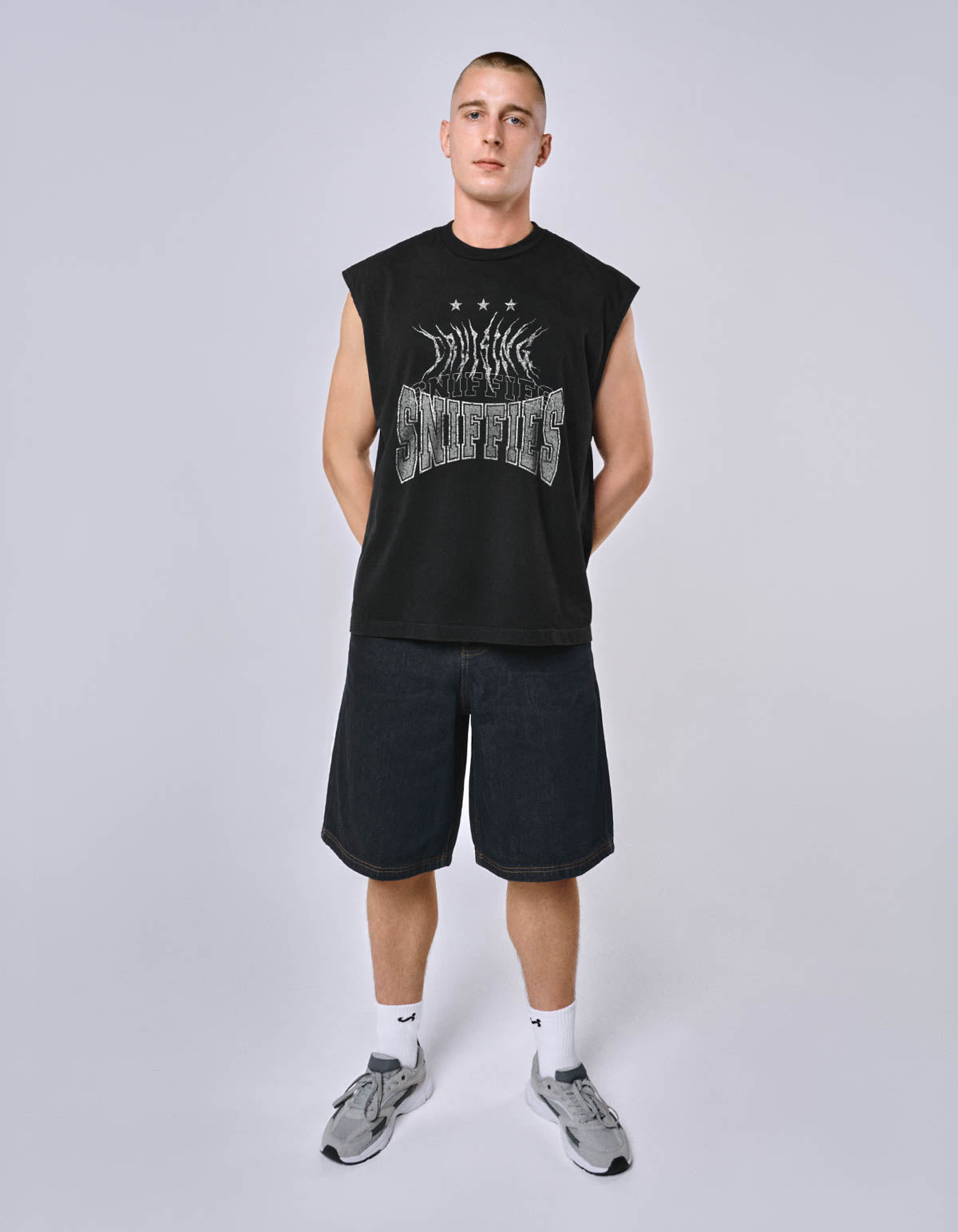 Metal Long Muscle Tank