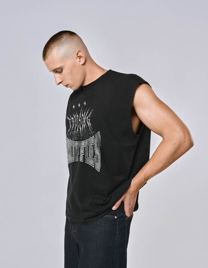 Metal Long Muscle Tank