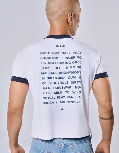 Mild To Wild Cruising Cropped Ringer Tee