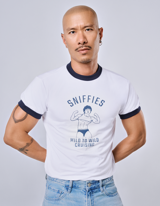 Mild To Wild Cruising Cropped Ringer Tee