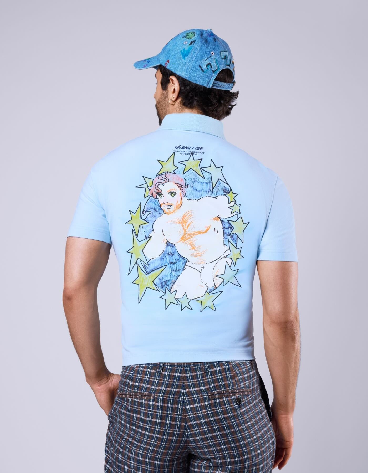 Shrunken Sport Polo - Light Blue