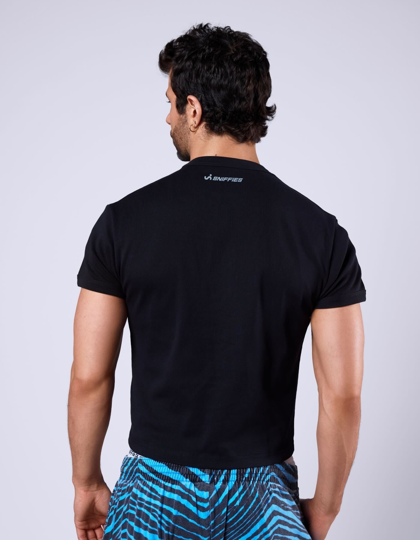 Studded Fagg*t Ribbed Tee - Black