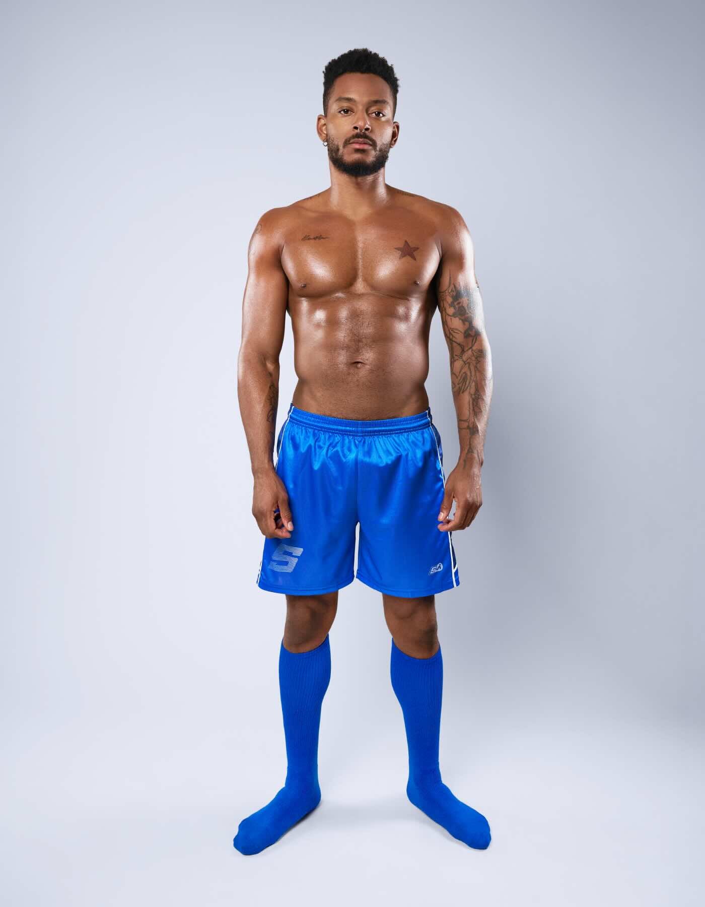 Sniffies Home Soccer Shorts - Blue