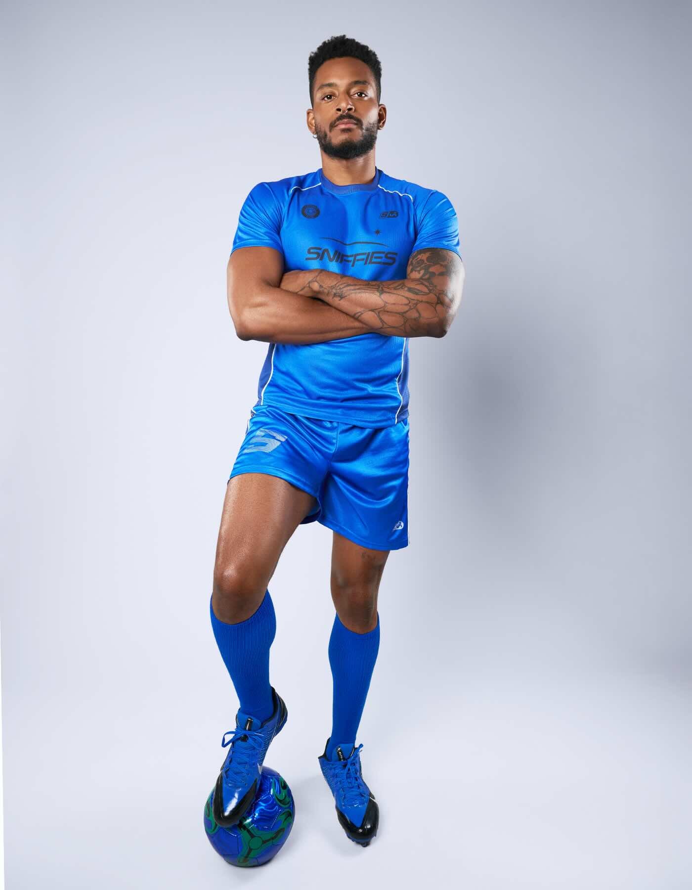 Sniffies Home Soccer Shorts - Blue