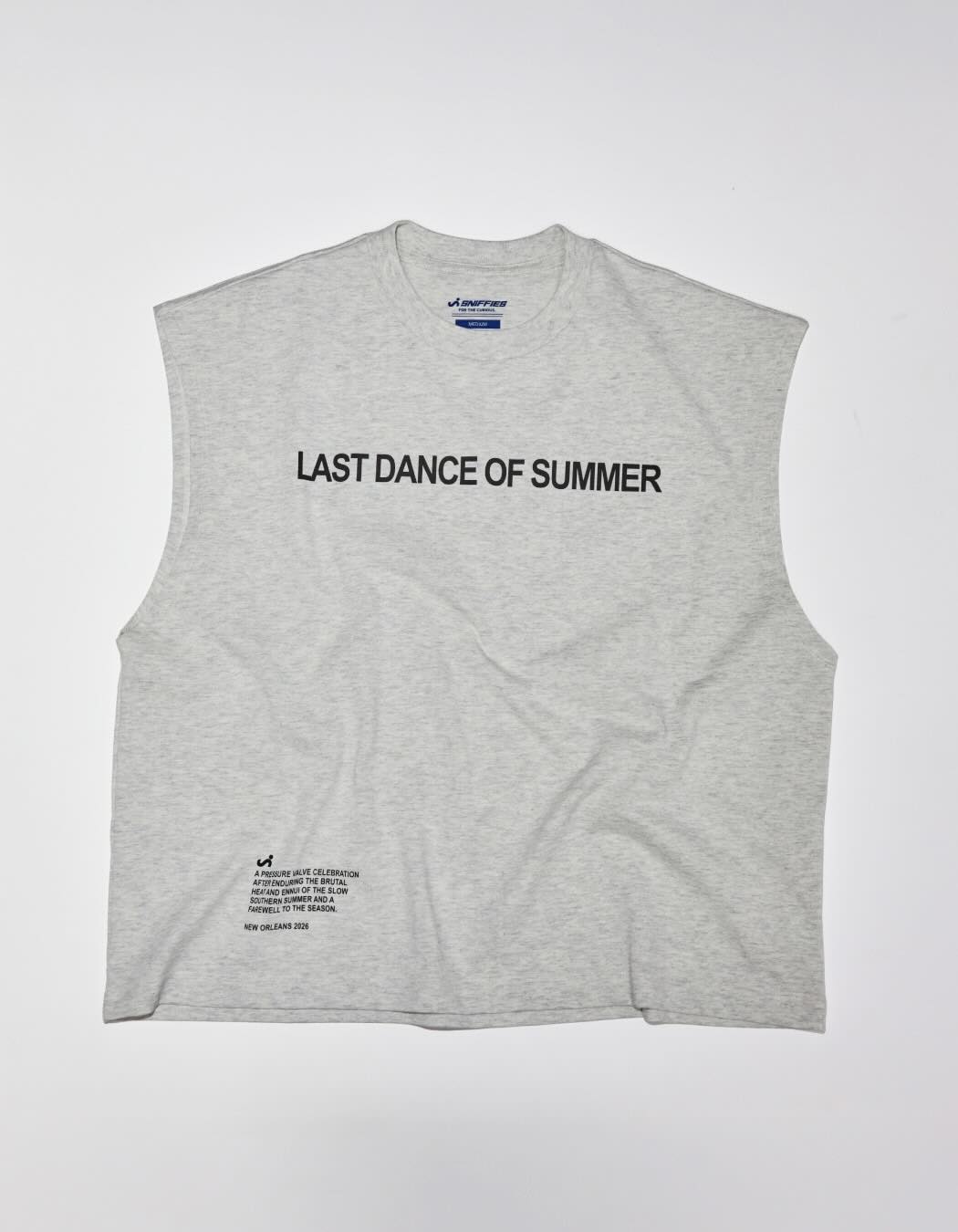 Southern Decadent Crop Muscle Tank  - Grey