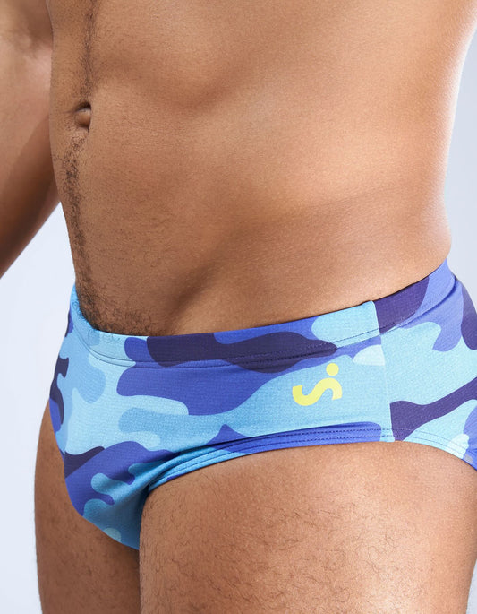 Sniffies Core Swim Brief - Marine Camo