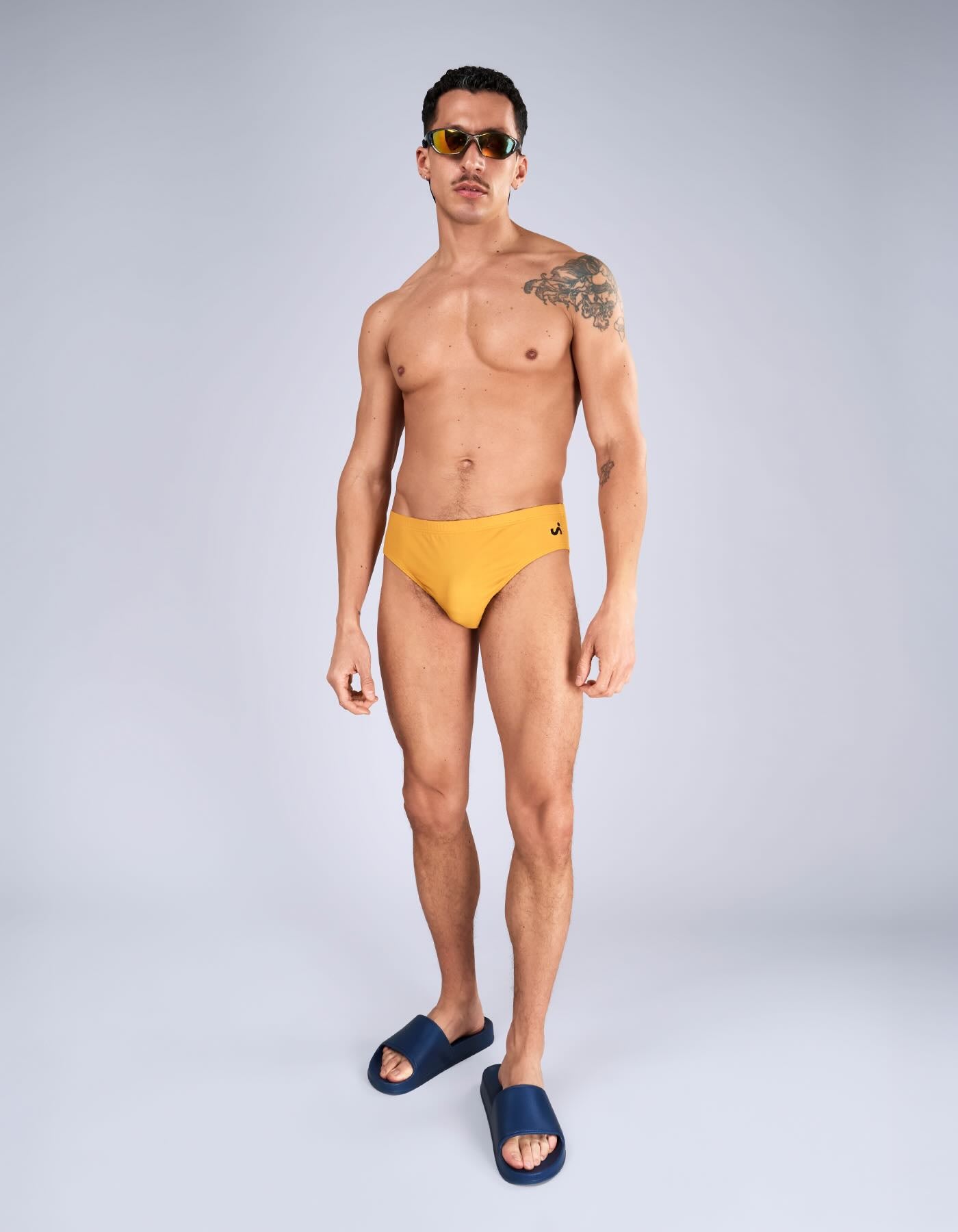 Sniffies Core Swim Brief - Ochre