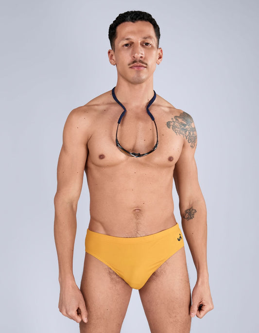 Sniffies Core Swim Brief - Ochre