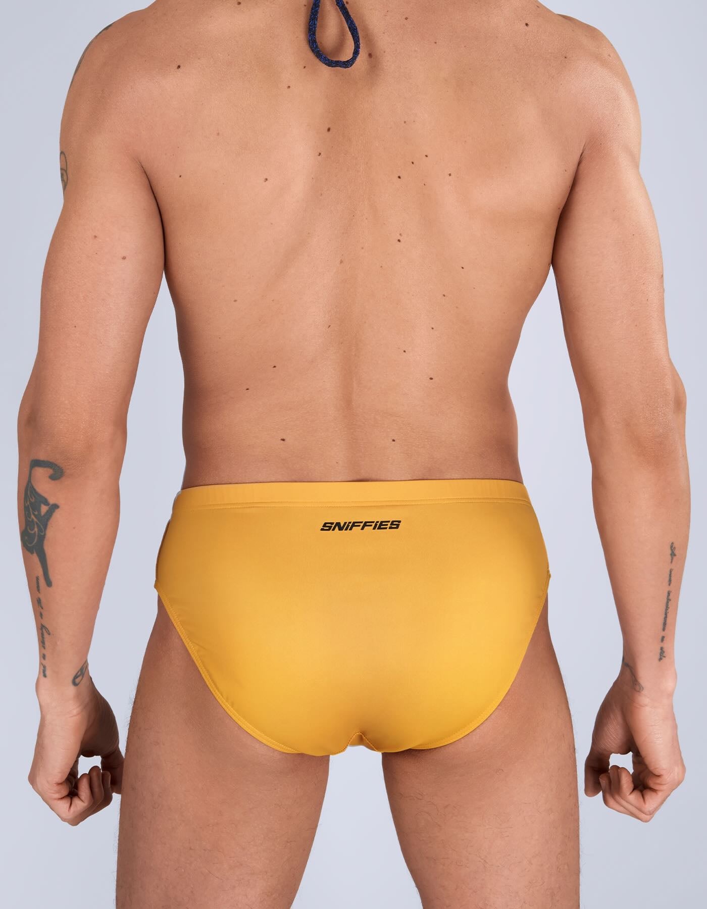 Sniffies Core Swim Brief - Ochre