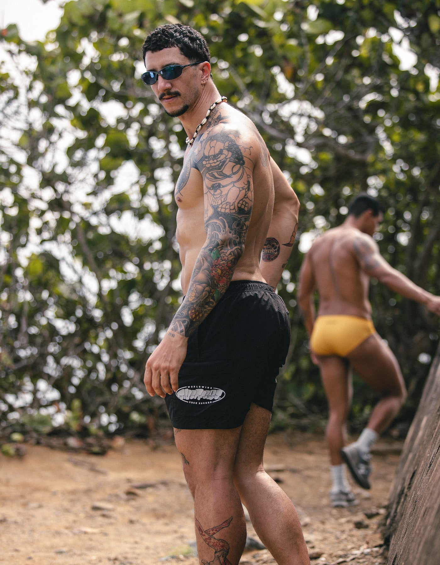 Cargo Swim Short - Black