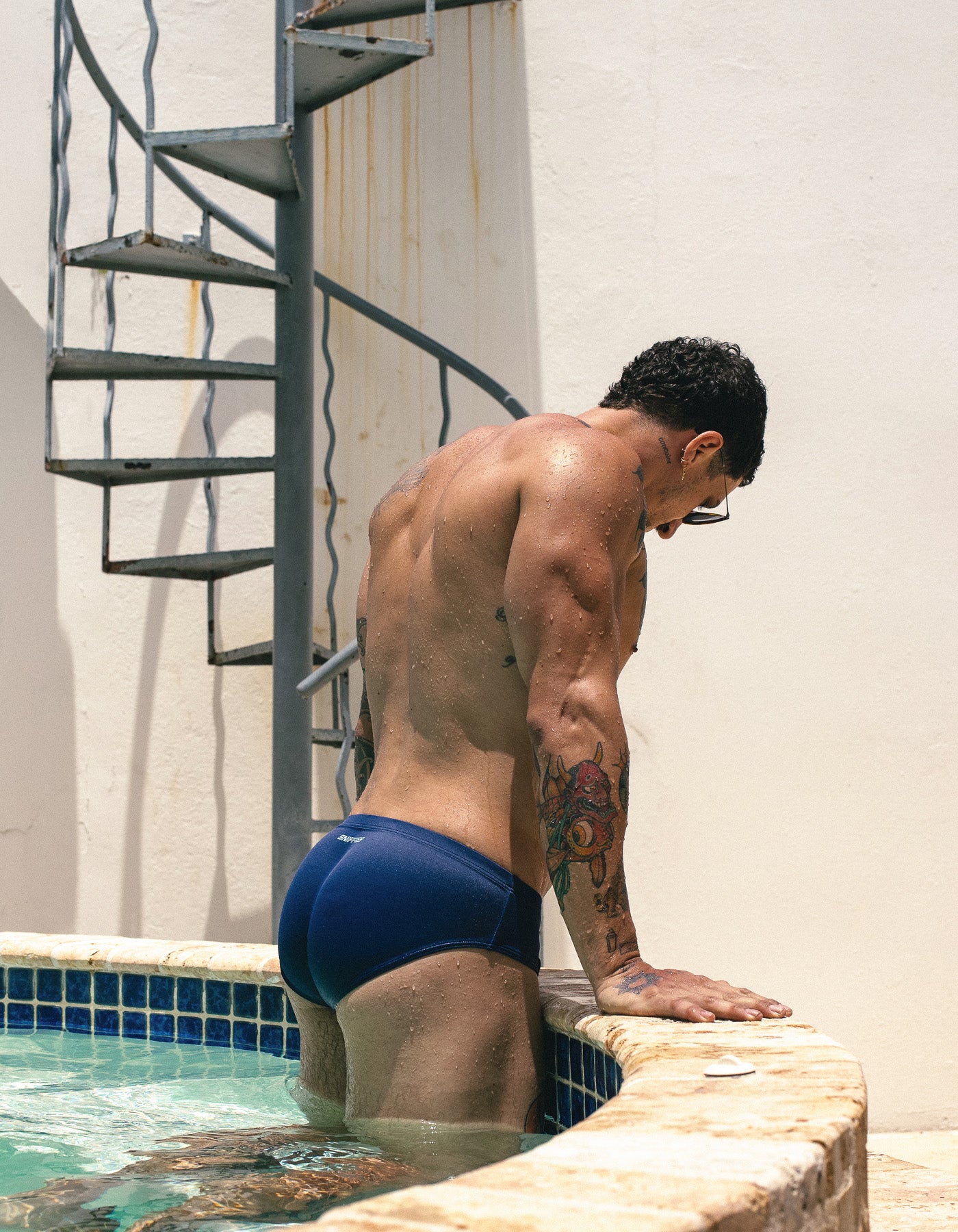 Sniffies Core Swim Brief - Blue