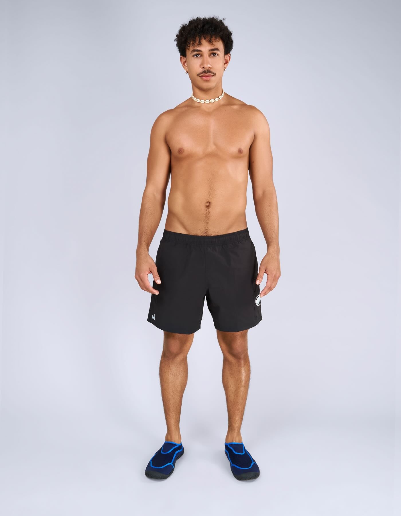Cargo Swim Short - Black