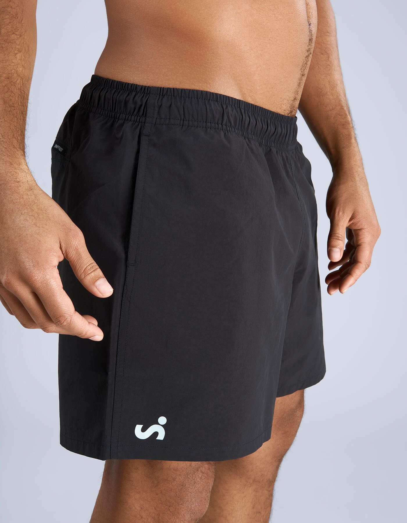 Cargo Swim Short - Black