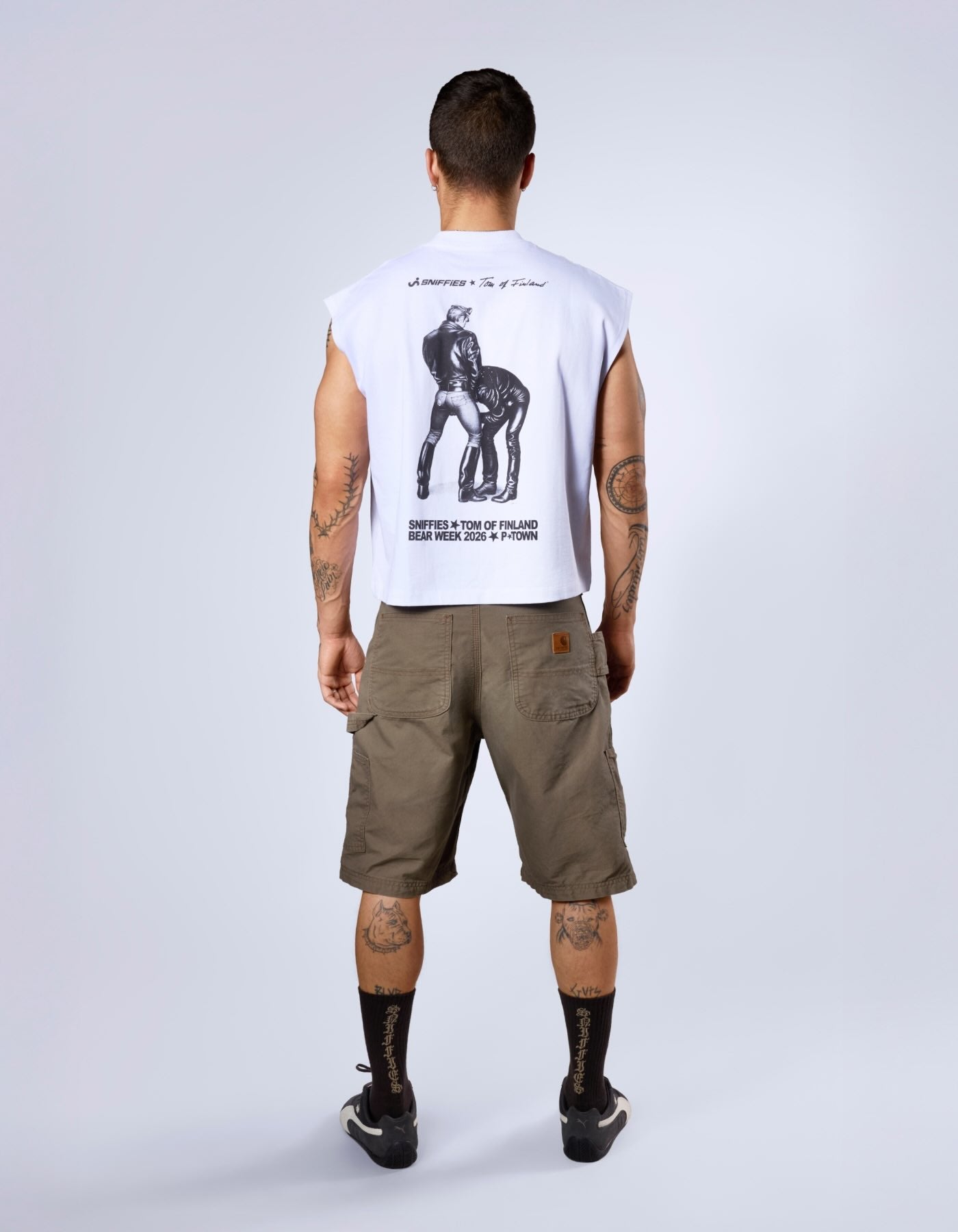 Sniffies x Tom of Finland Foundation Muscle Tank  - White