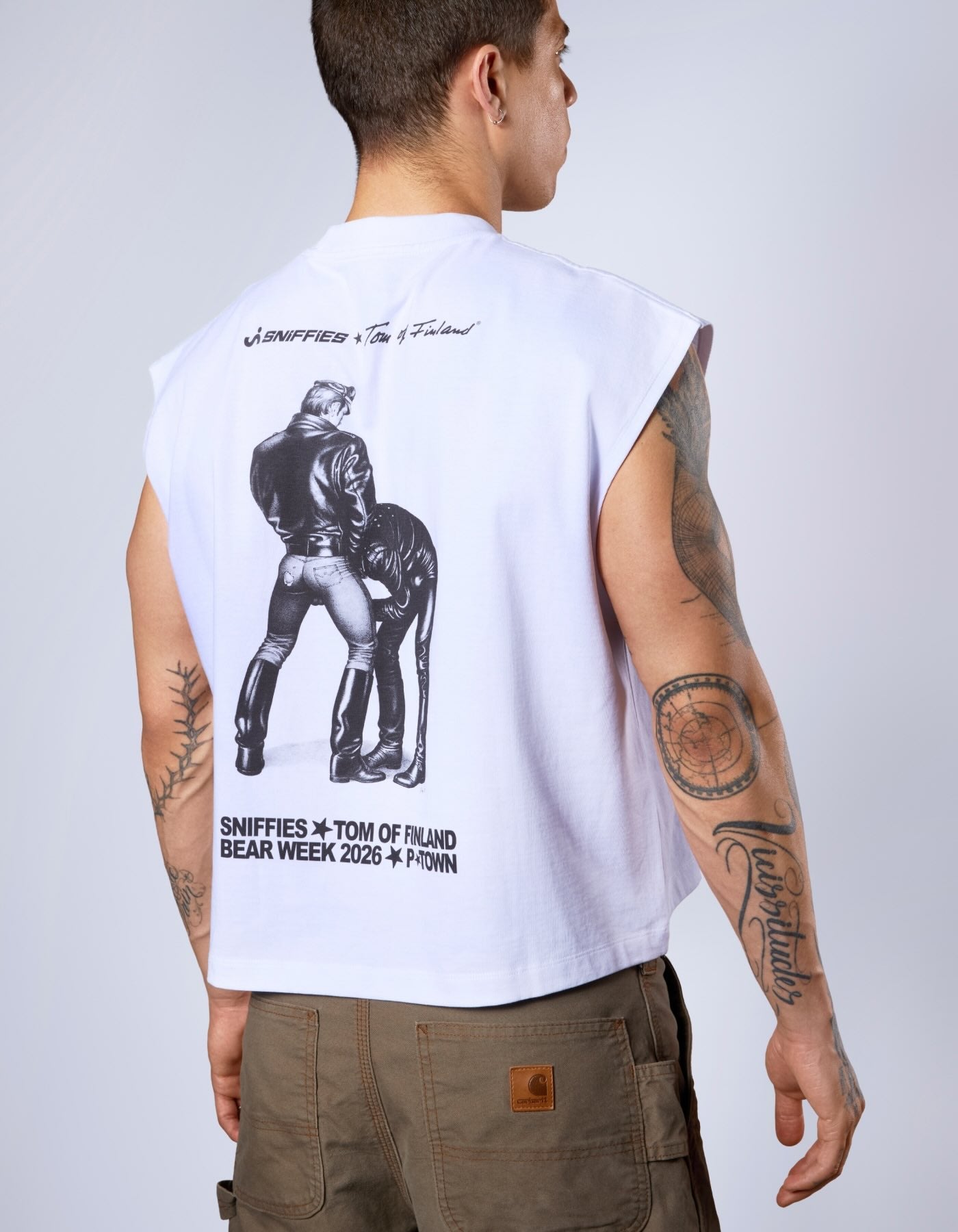 Sniffies x Tom of Finland Foundation Muscle Tank  - White