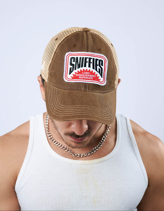 Load Management Services Trucker Hat - Brown