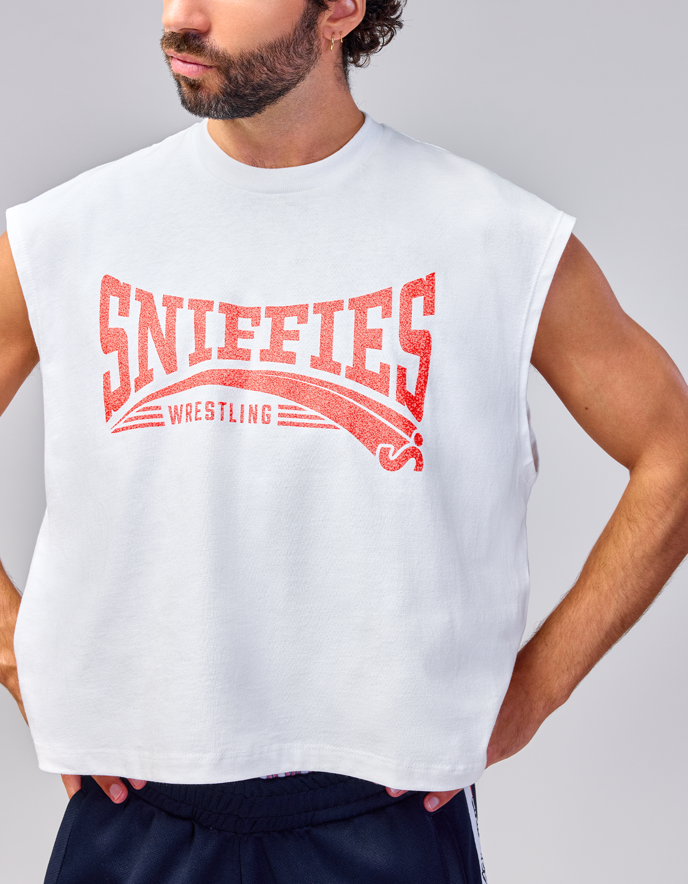 Sniffies Wrestling Cropped Muscle Tee