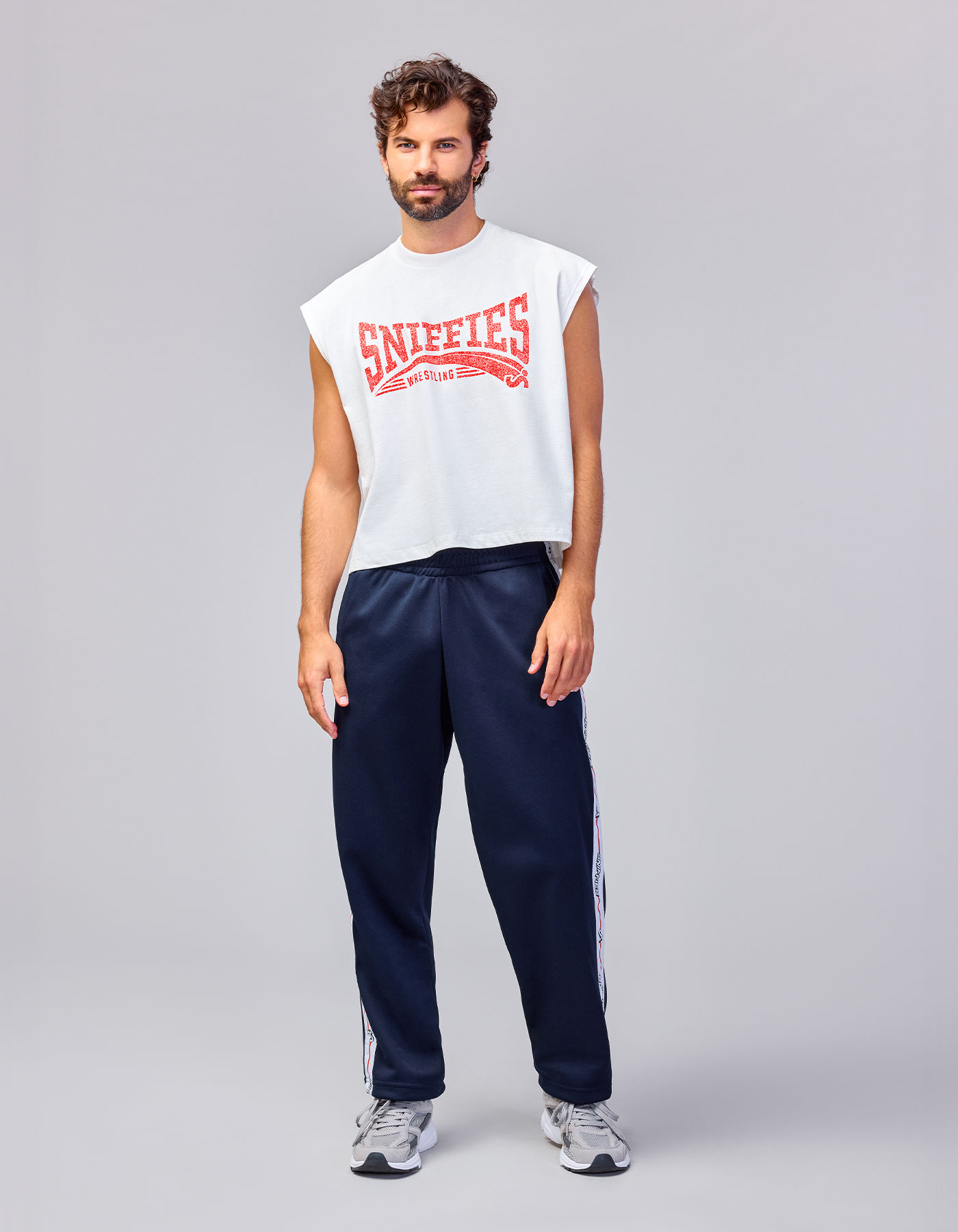 Sniffies Wrestling Cropped Muscle Tee