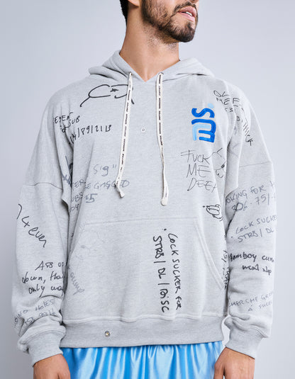 PRE-ORDER Sniffies X BARRAGÁN Hands-Free Graffiti Hoodie