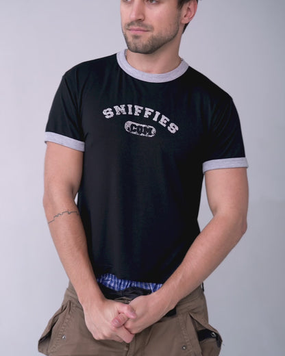 Varsity Cropped Ringer Tee