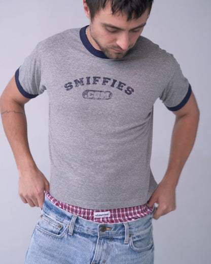 Varsity Cropped Ringer Tee